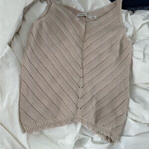 Bishop + Young Women’s Zen Sweater Tank L Brown